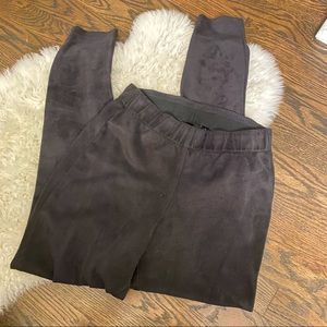 Faux Suede leggings